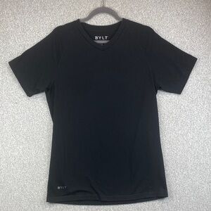 BYLT premium v-neck M black basics casual workout gym athleisure